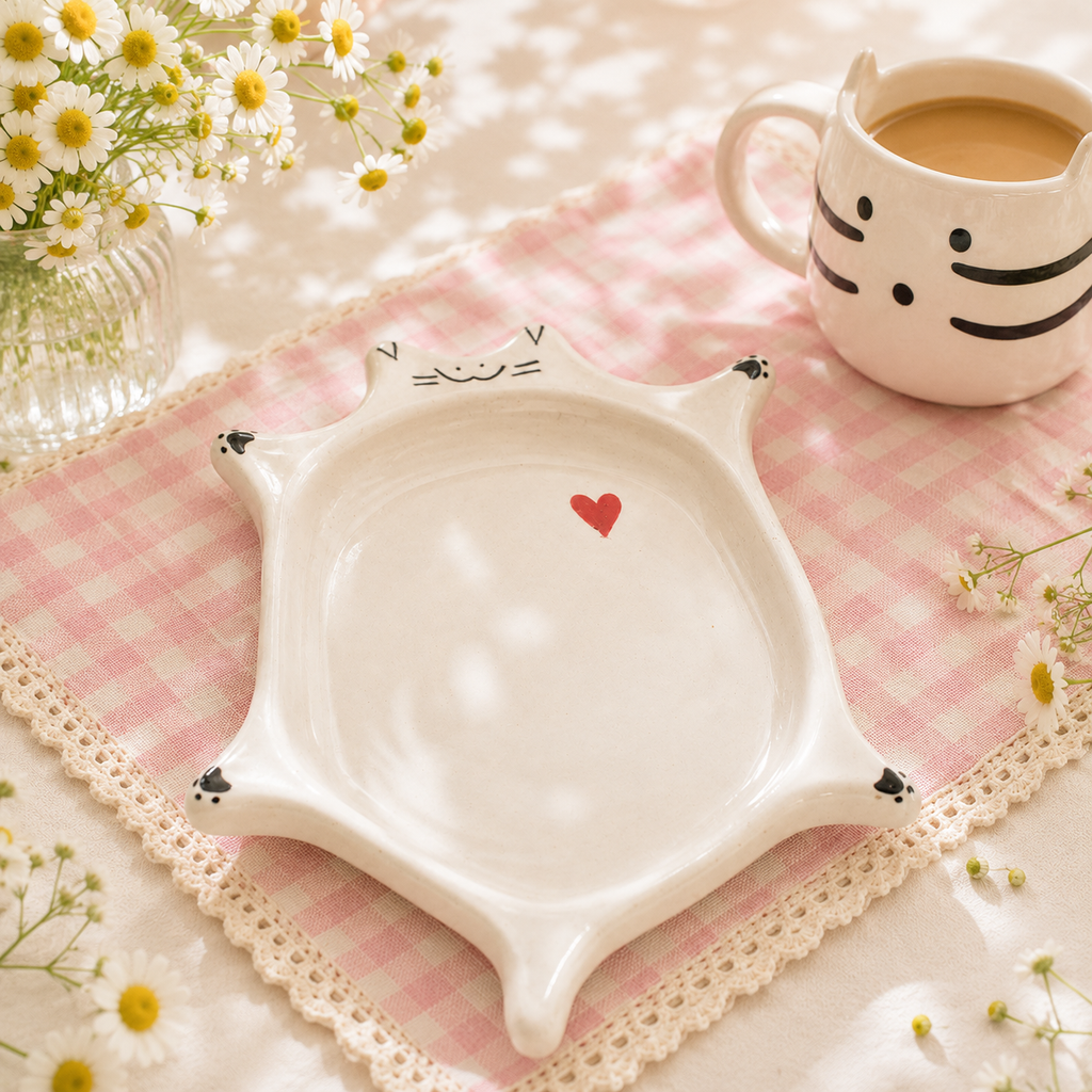 Kitty Ceramic Dish