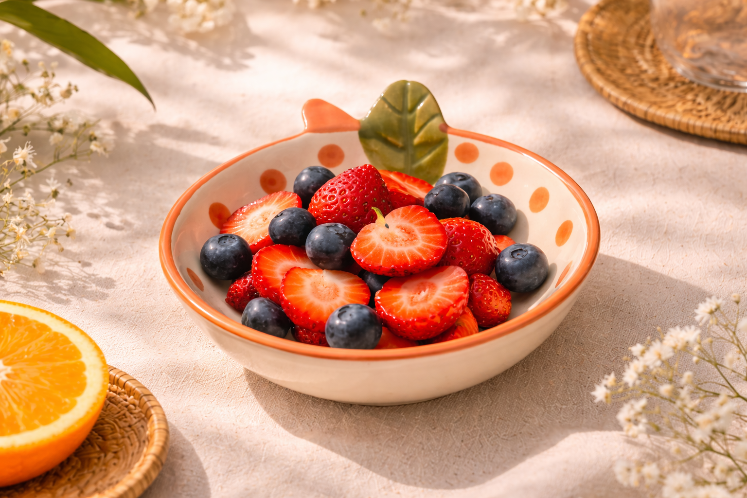 Sunny Citrus Orange Bowl