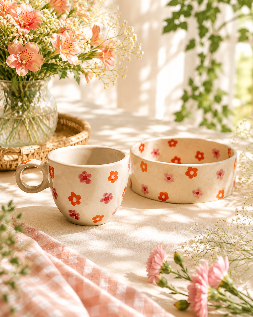 Floral Breakfast Set