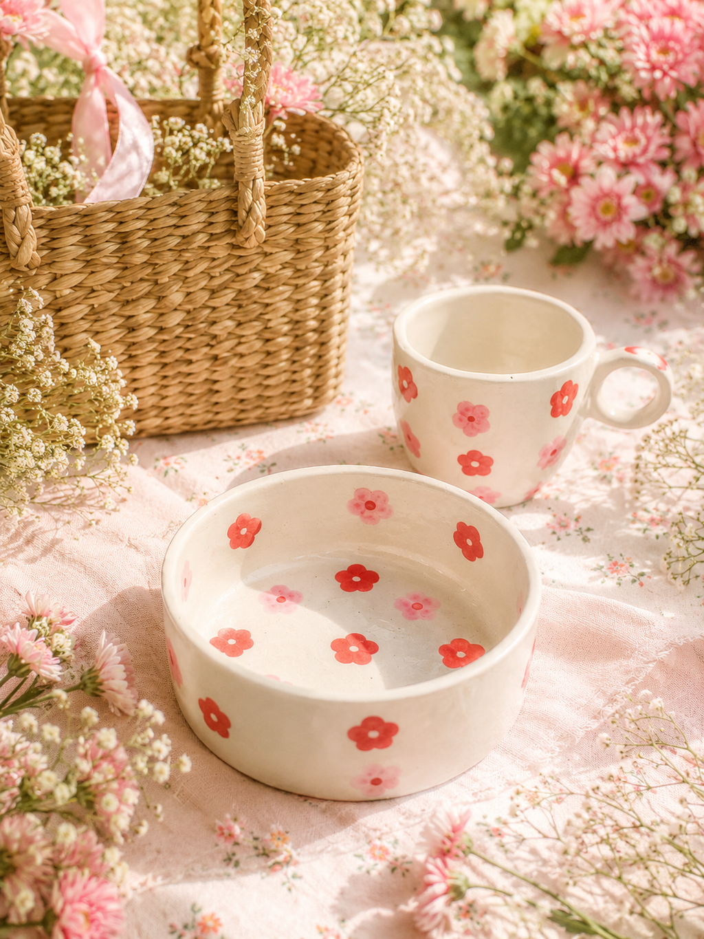 Floral Breakfast Set