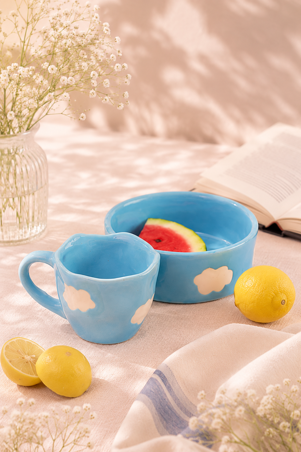 Blue Cloud Breakfast Set