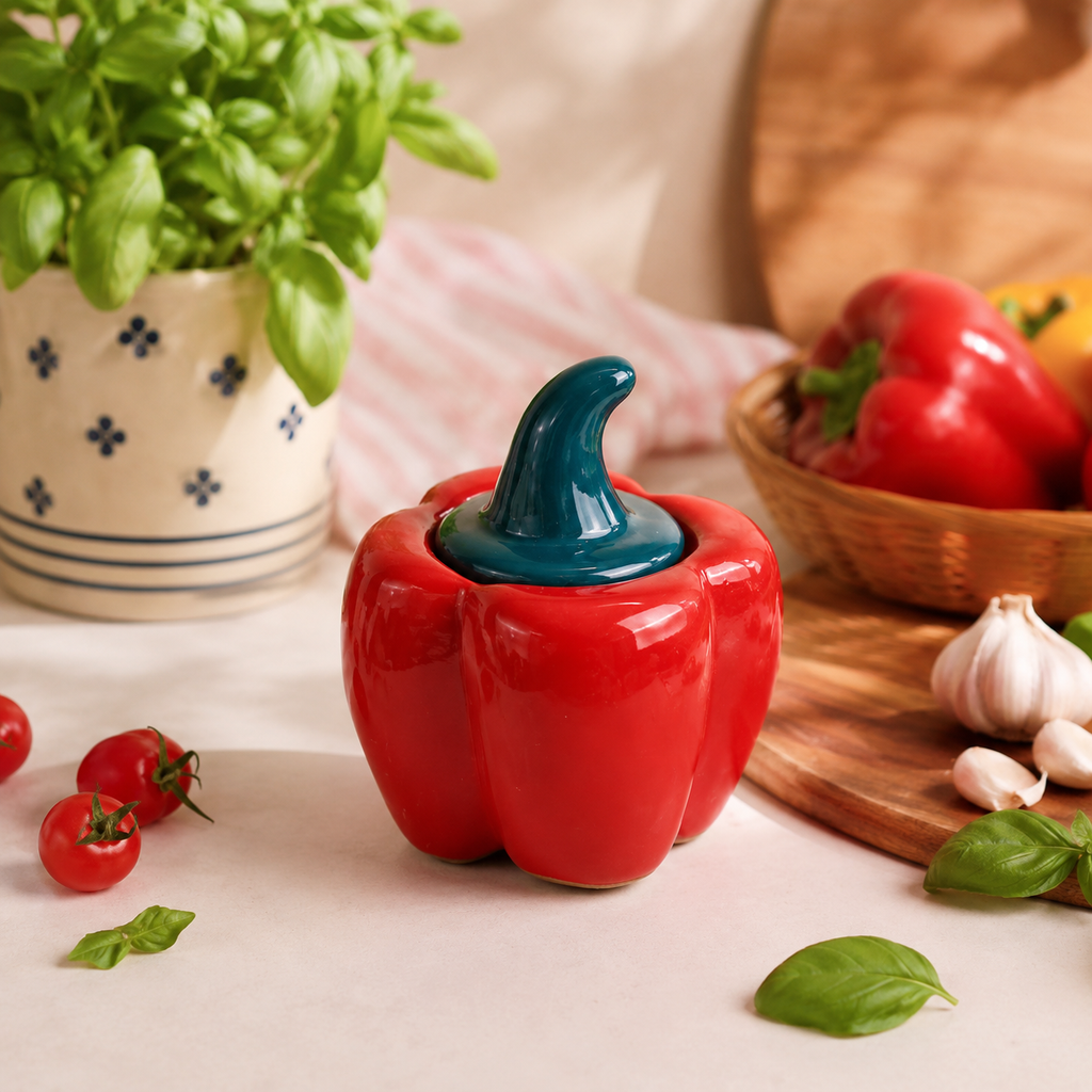 Bell Pepper/Capsicum Jar (Red)
