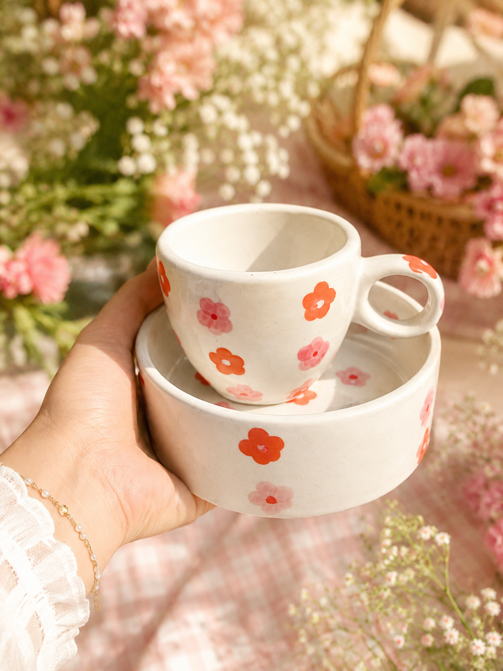 Floral Breakfast Set