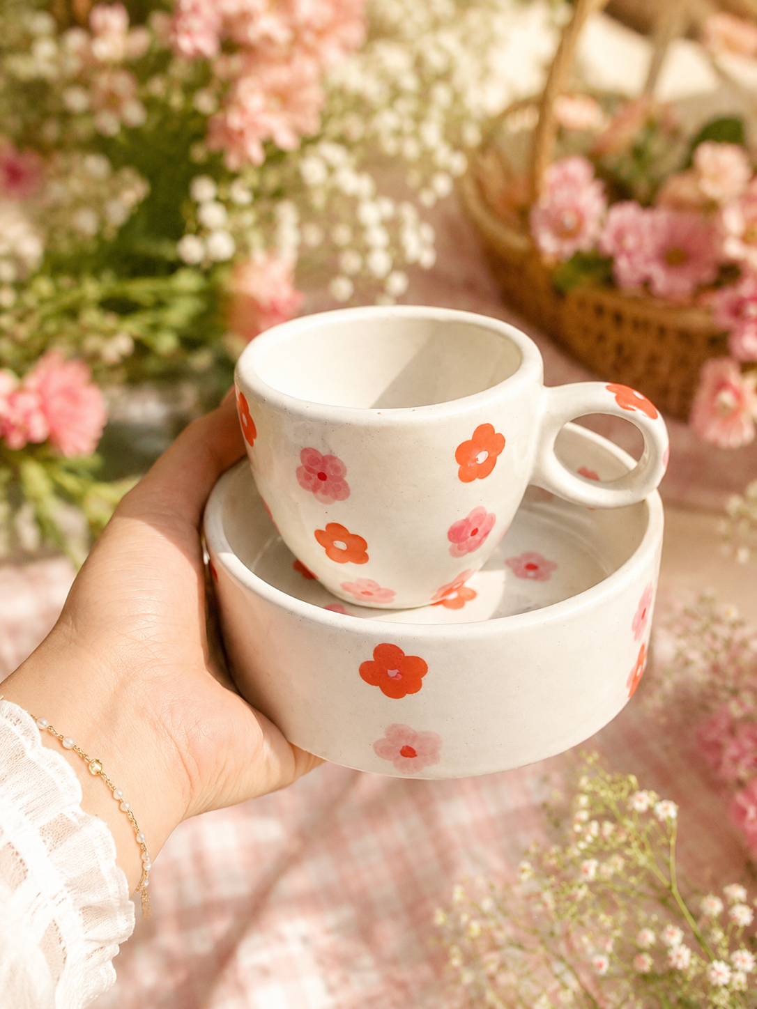Floral Breakfast Set