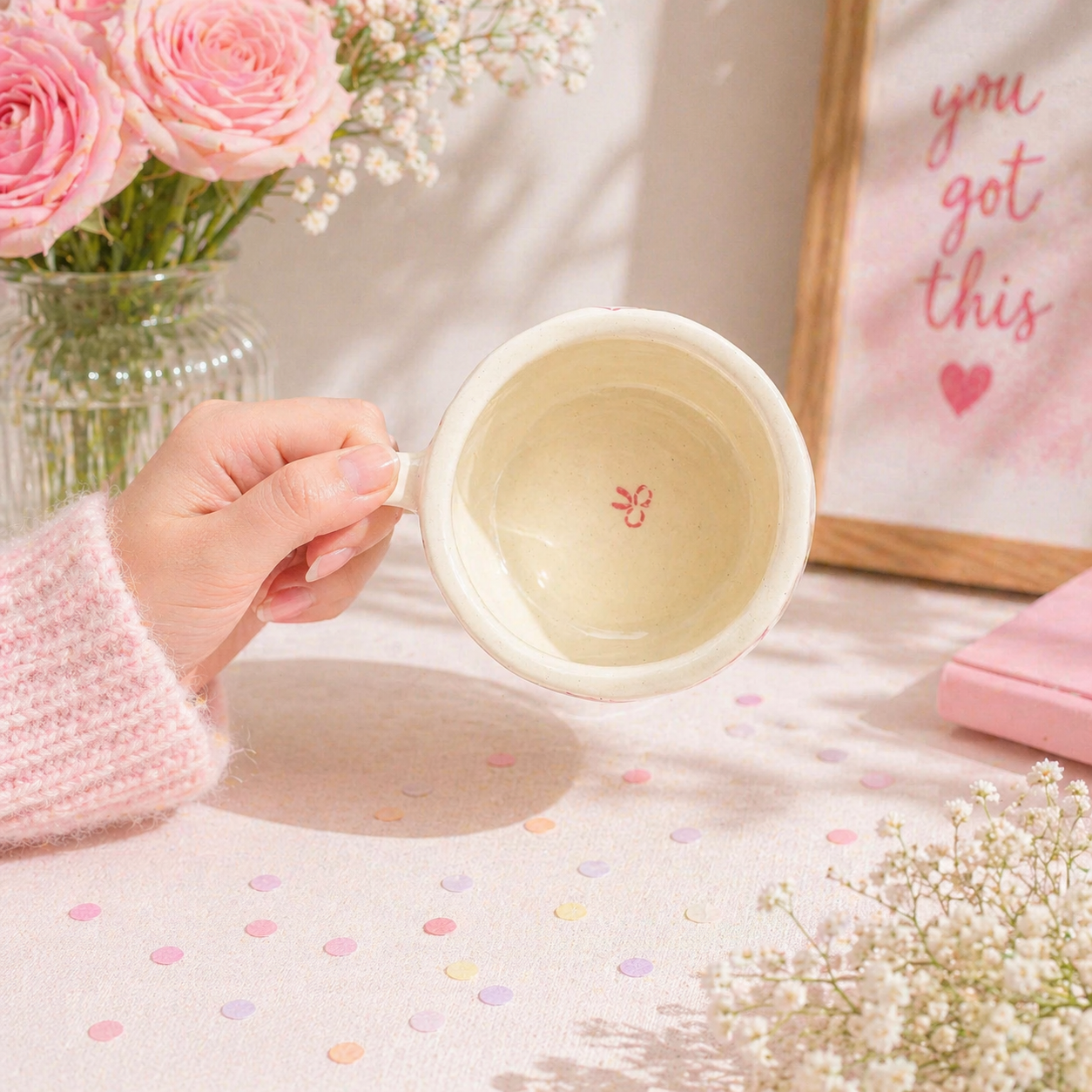 Blush Bow Mug