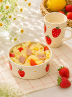 Strawberry Blossom Snack Bowl