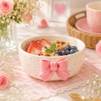 Blush Pink Bow Bowl