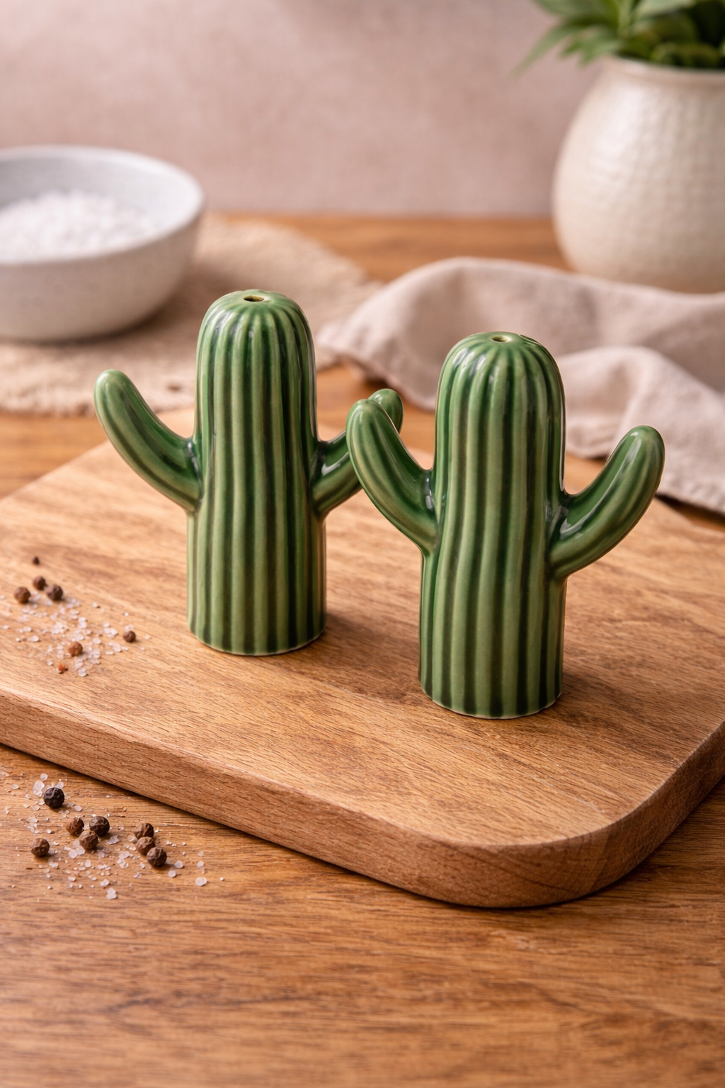 Cactus Salt & Pepper Set