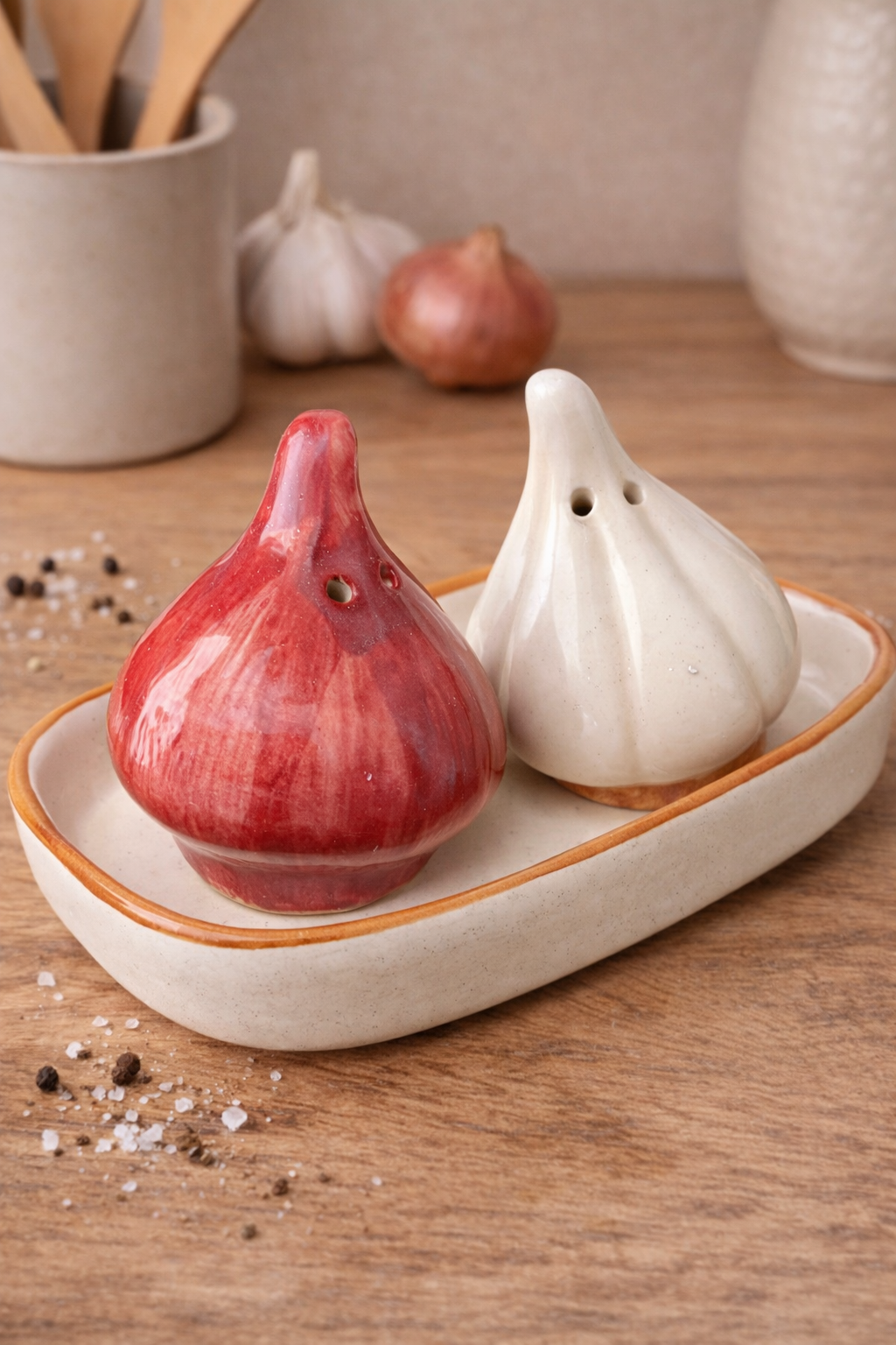 Onion Garlic Salt & Pepper Set