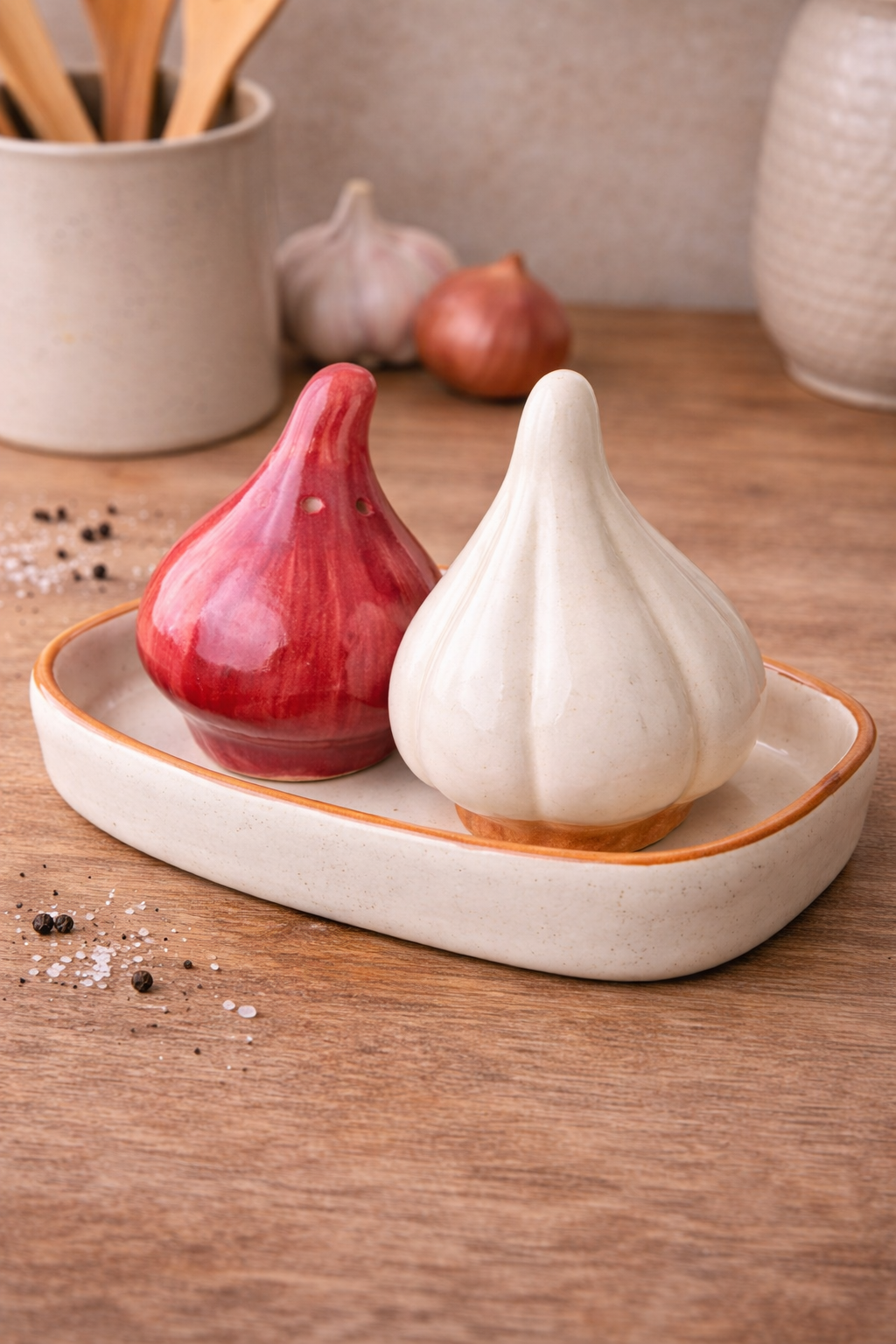 Onion Garlic Salt & Pepper Set