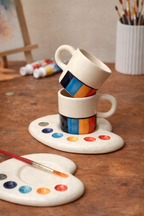 Artist’s Palette Cup Saucer Set