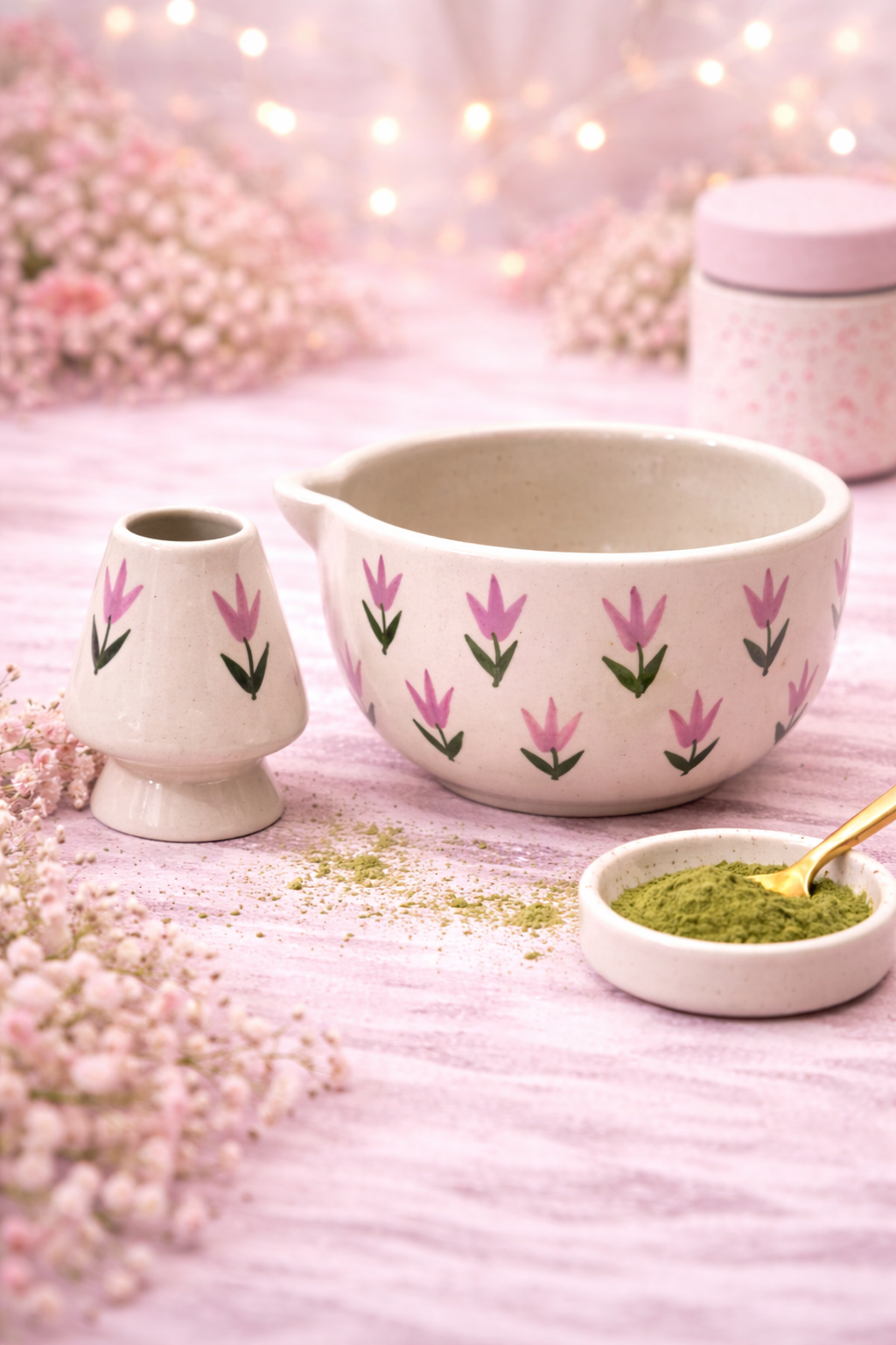 Lavender Bloom Matcha Set
