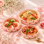Sweetheart Check Trio Bowls