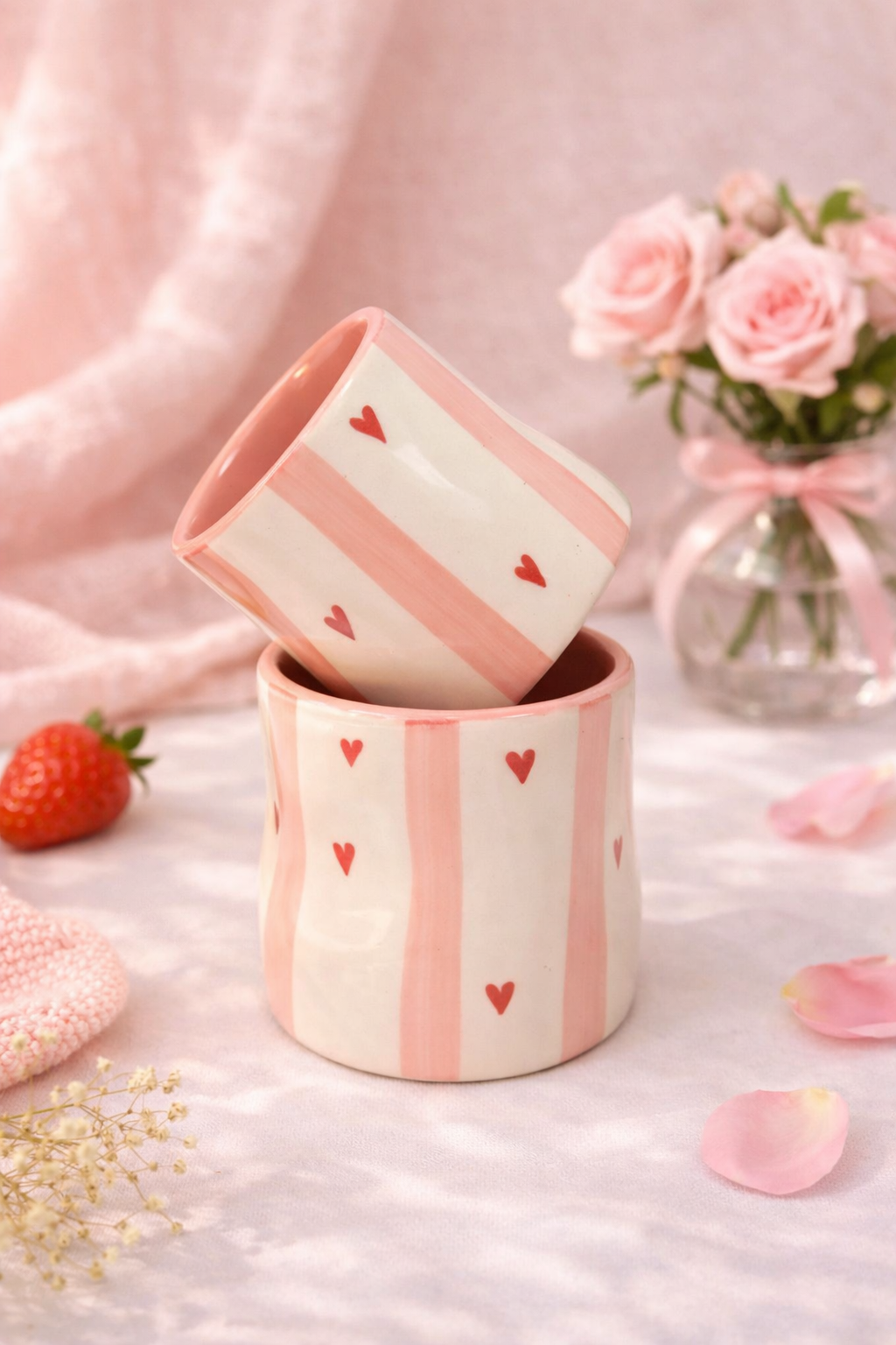 Blush Hug Pinch Tumbler