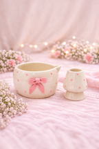 Blush Bow Matcha Set