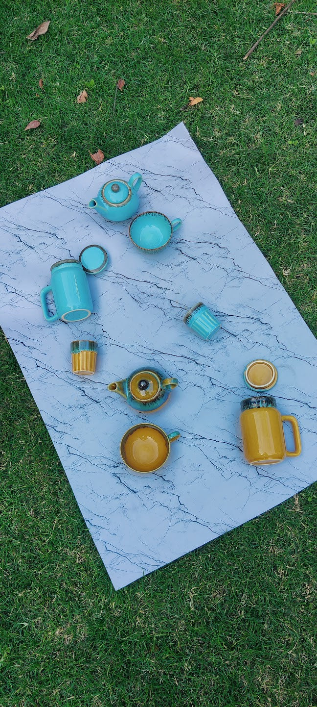 Sunshine & Sky Tea Set