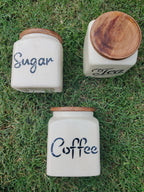 Sugar-tea-coffee Jar Set