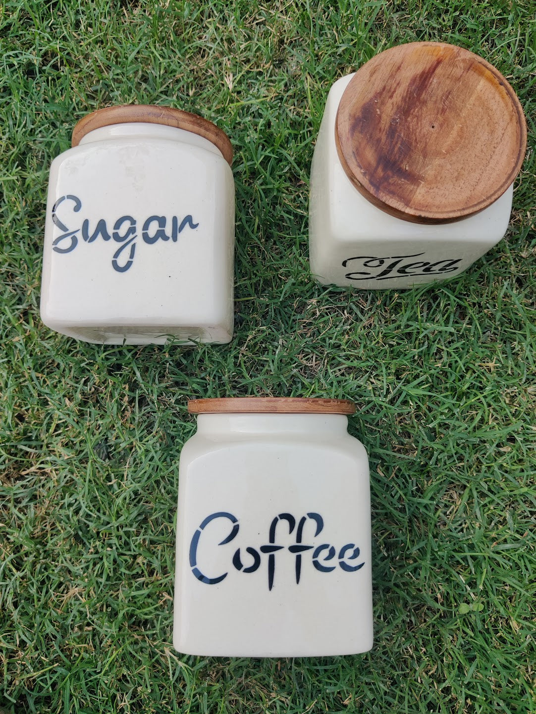 Sugar-tea-coffee Jar Set