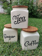 Sugar-tea-coffee Jar Set