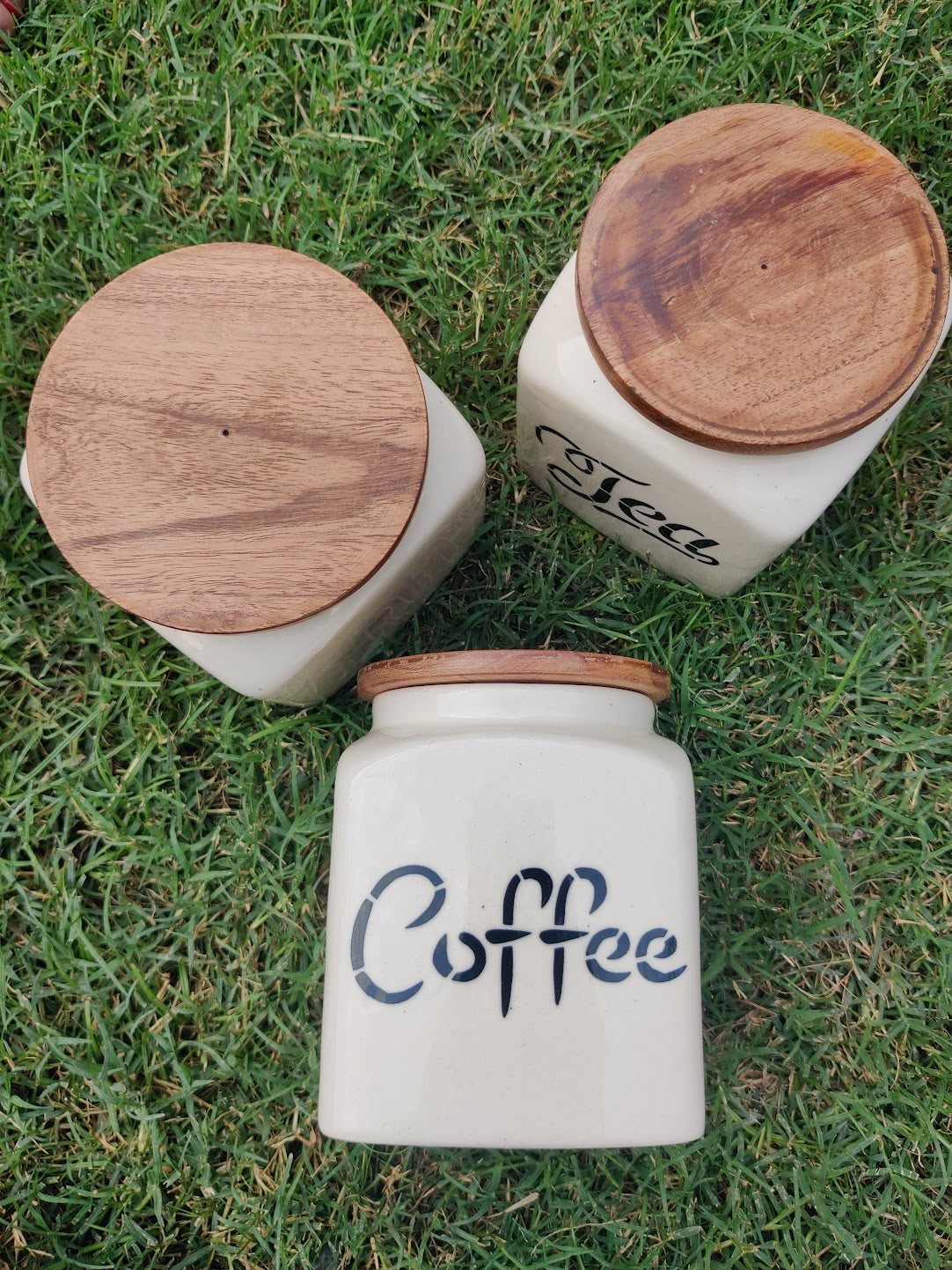 Sugar-tea-coffee Jar Set