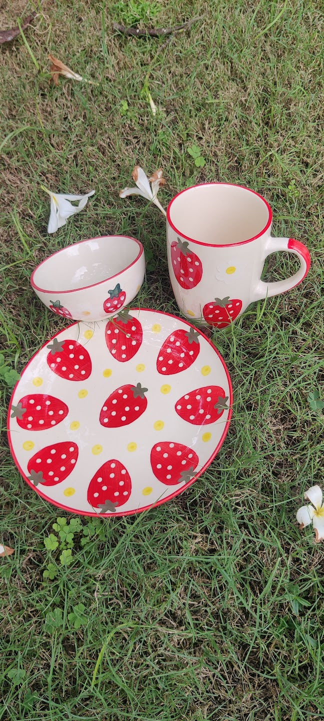 Strawberry Cup Set