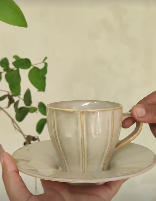 Toffee Glow Cup Saucer