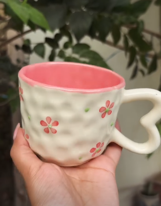 Floral Pour Cup