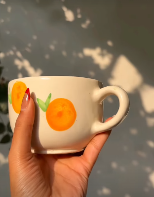 Orange Lily Light Cup