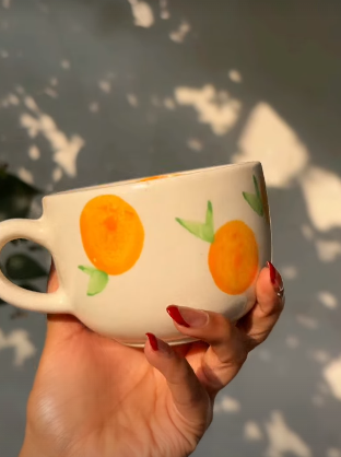 Orange Lily Light Cup