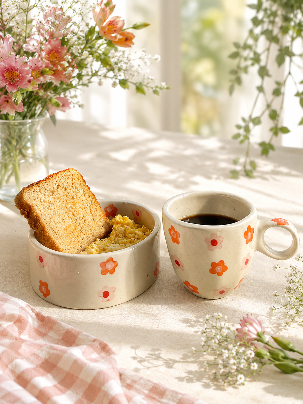 Floral Breakfast Set
