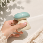 Polka Dot Mushroom Candle Holder (Sky Blue)