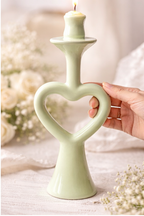 Mint Love Loop Candle Holder