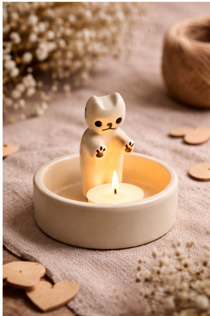 Meoww Candle Holder