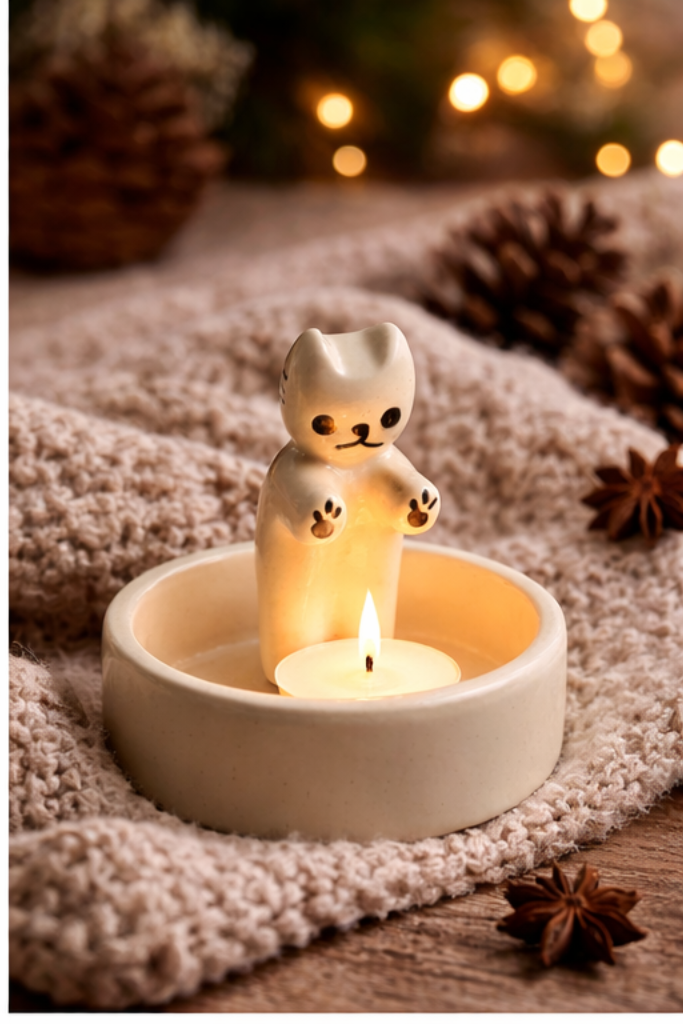 Meoww Candle Holder