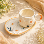 Daisy Bloom Mug & Plate Set