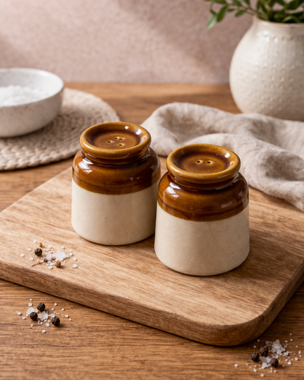 Rustic Barni Salt & Pepper Set