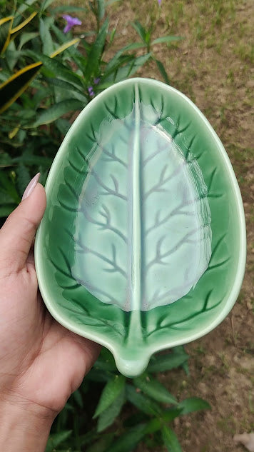 Green Leaf Plate