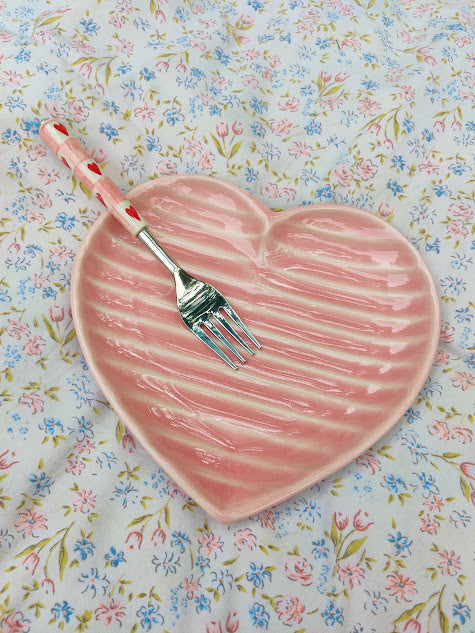 Ceramic Heart Plate