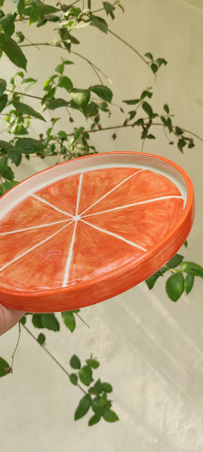 𝙷𝚊𝚗𝚍 𝚙𝚊𝚒𝚗𝚝𝚎𝚍 𝙾𝚛𝚊𝚗𝚐𝚎 𝙿𝚕𝚊𝚝𝚎