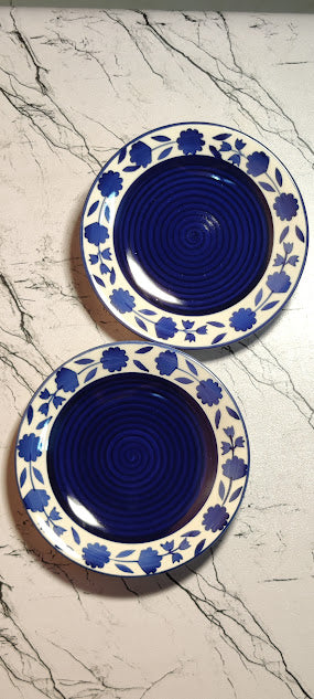 Sapphire Bloom Plates
