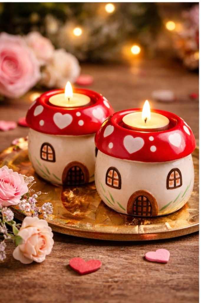 Sweetheart Cottage Candle Holder